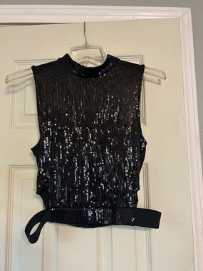 Offer $7🐞 BCBGeneration black sequin tank top